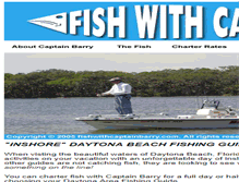 Tablet Screenshot of fishwithcaptainbarry.com